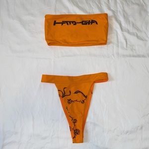 orange I AM GIA bikini set
